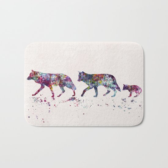 Wolves Bath Mat