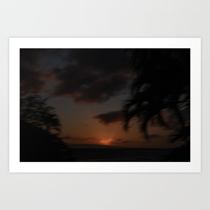 Maui Sunset - Landscape Art Print