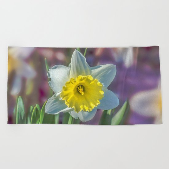 Narcissus Beach Towel