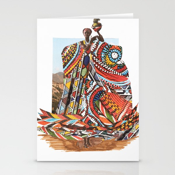 African Couture Stationery Cards