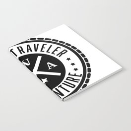 World Traveler Adventure logo. Notebook
