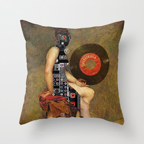Music Mama Throw Pillow