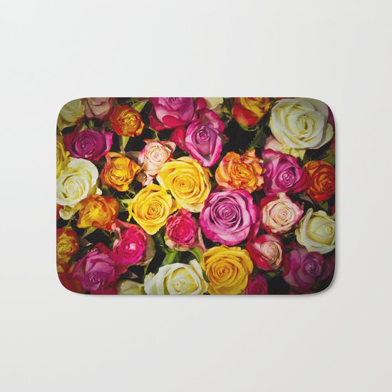 roses Bath Mat