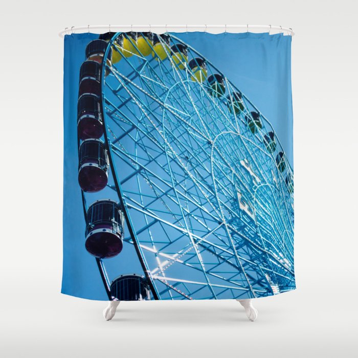 Texas Star Texas State Fair Ferris Wheel Dallas Shower Curtain