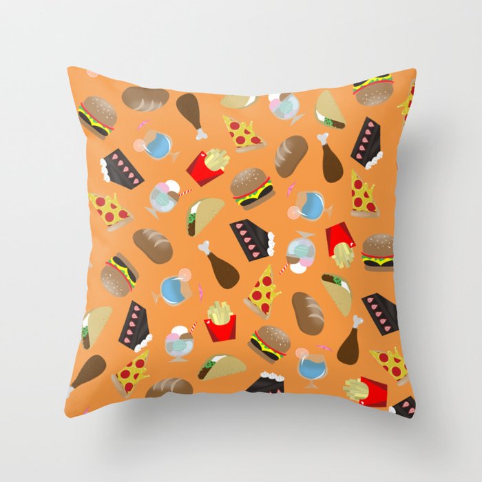 Foodie Throw Pillow