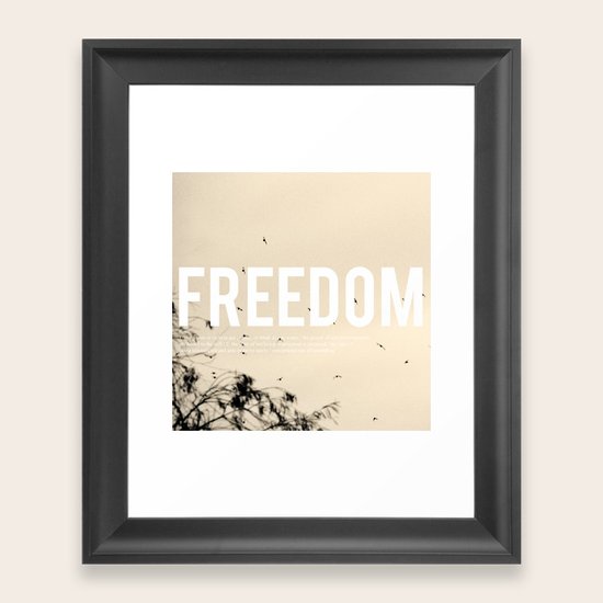 Freedom Framed Art Print