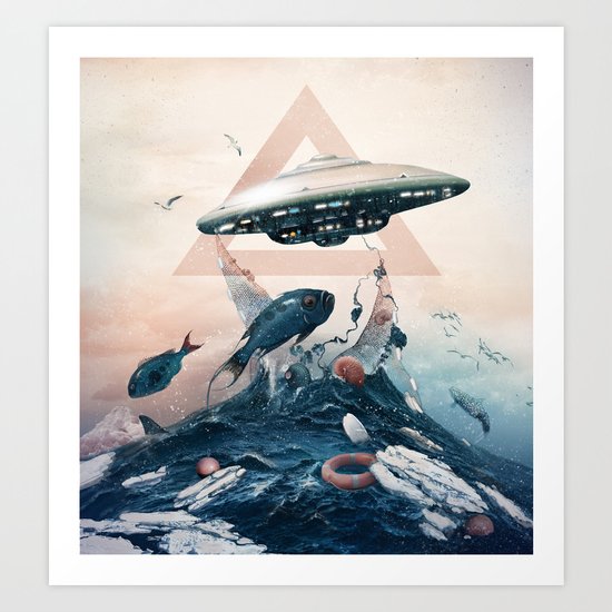UFO Art Print