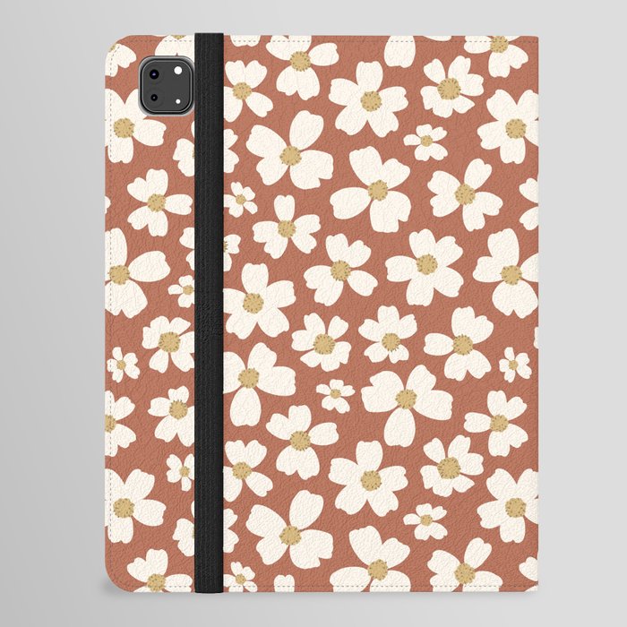 Bohemian Floral - Terra Cotta iPad Folio Case