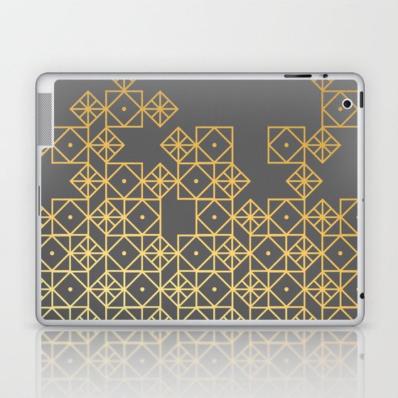 Geometric Gold Laptop & iPad Skin