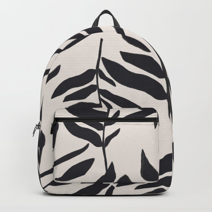 Herbal Peace - abstract eclectic floral pattern Backpack