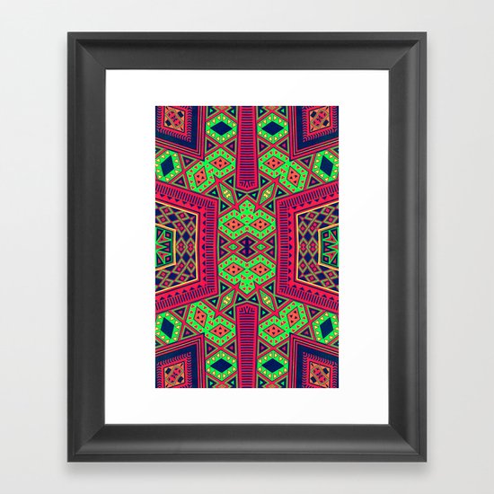 Eco Azteca Framed Art Print