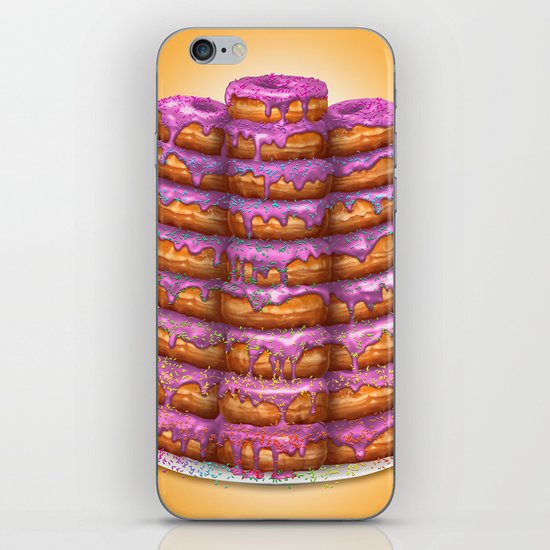Donuts II 'Bon appetit Homer' iPhone Skin