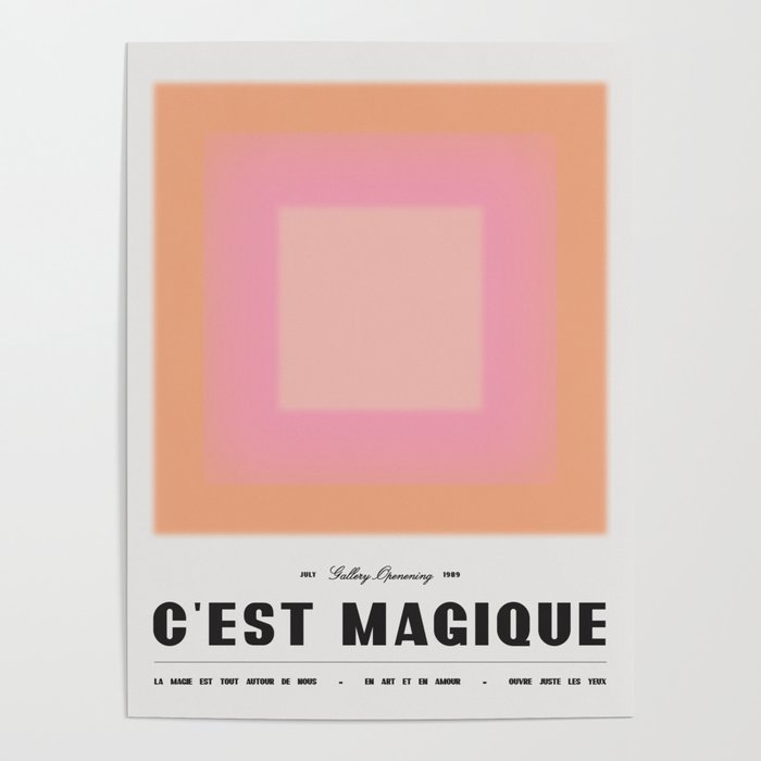 C'est Magique - Pink Poster