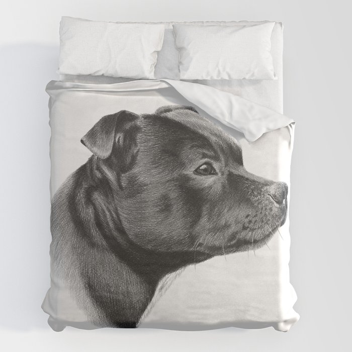 Staffy best sale duvet cover