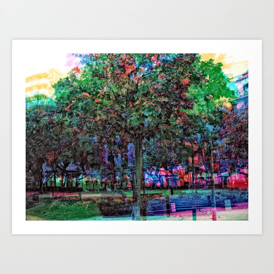 Saturday 10 November 2012: logarithm enhancement : absolute formation Art Print