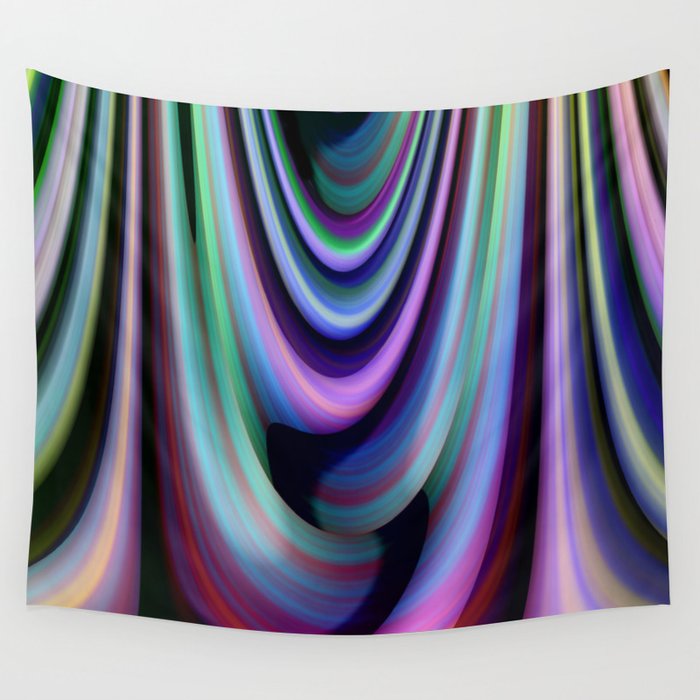 multicolored abstract no. 6 Wall Tapestry