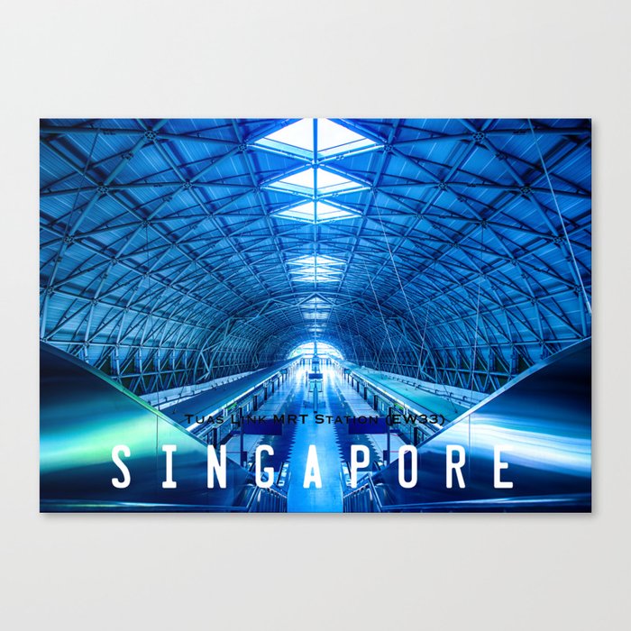 Singapore, Tuas Station Canvas Print