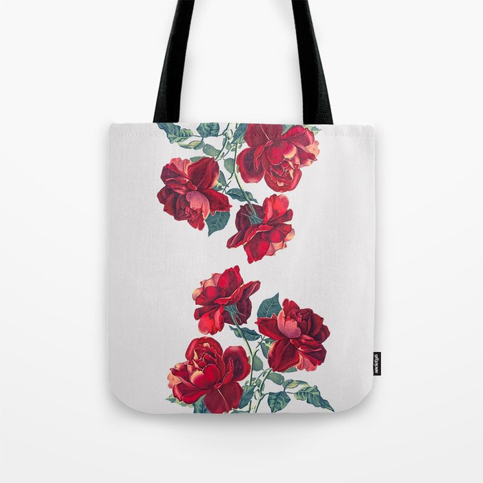 Red Roses Tote Bag by Heart of Hearts Designs | Society6