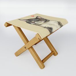 I meow you! Folding Stool