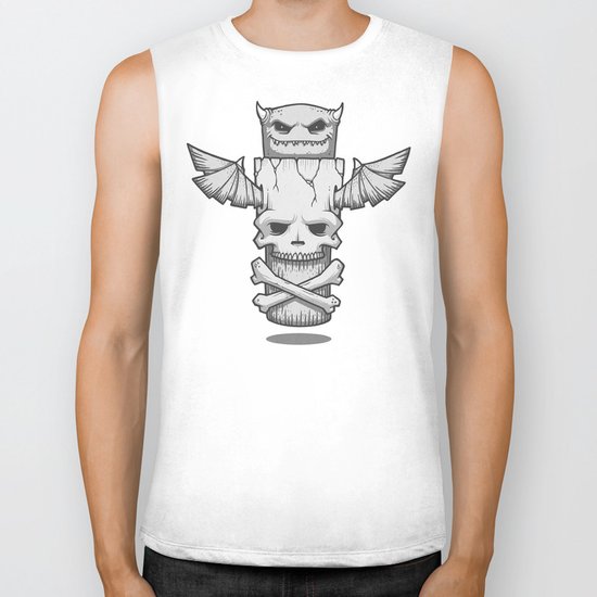 Grim Totem: A Forked Tongue Tale Biker Tank