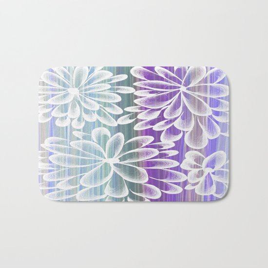 Fancy Floral Bath Mat