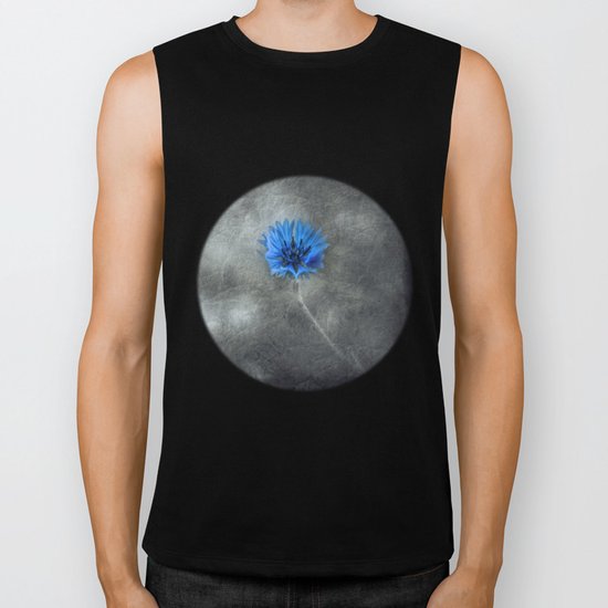 single blue Biker Tank