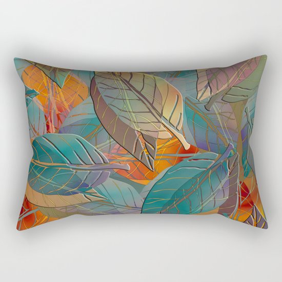 Autumn Pattern Rectangular Pillow