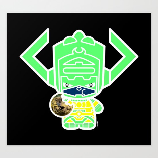 Chibi-Fi Galactus Art Print