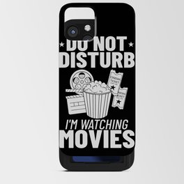 Cinema Watching Movie Watch Night Theater Popcorn iPhone Card Case