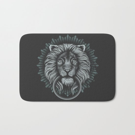 Stone Lion Bath Mat
