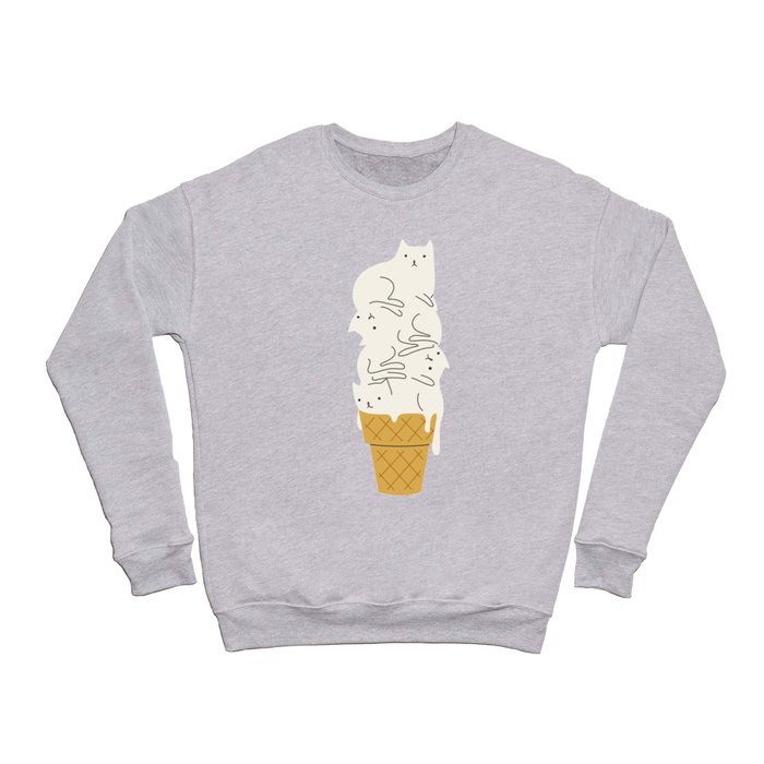 Cats Ice Cream Crewneck Sweatshirt