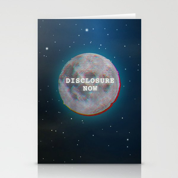 Disclosure Now Glitch Moon Stationery Cards By Roamandroot Society6
