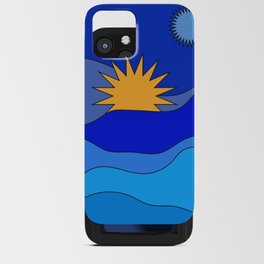 BLUE Sun iPhone Card Case