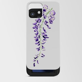 Wisteria - Lone Floral iPhone Card Case