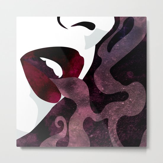 Velvet Noir Metal Print
