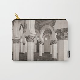 The Historic Arches in the Synagogue of Santa María la Blanca, Toledo Spain (2) Carry-All Pouch
