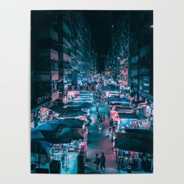 Cyberpunk Hong Kong Poster