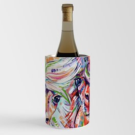 Hello - Alpaca Painting Wine Chiller