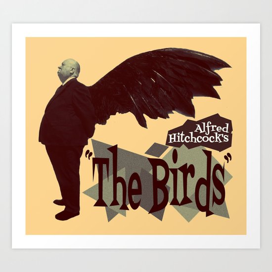 Alfred Hitchcock | The Birds Art Print