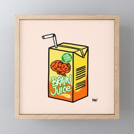 Brain Juice Framed Mini Art Print