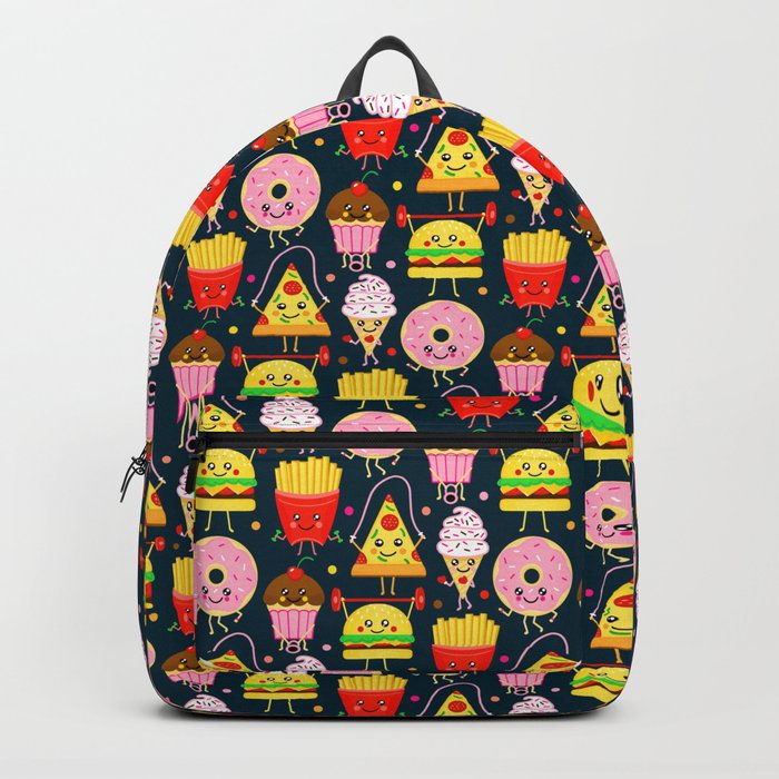 Fit Fast Food (Navy) Backpack