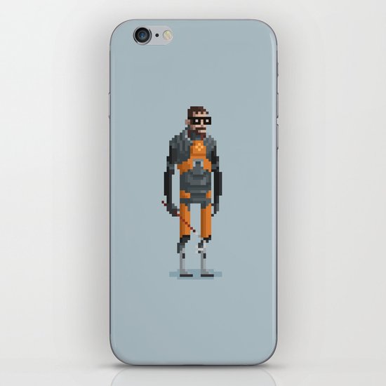 Man With a Crowbar iPhone & iPod Skin