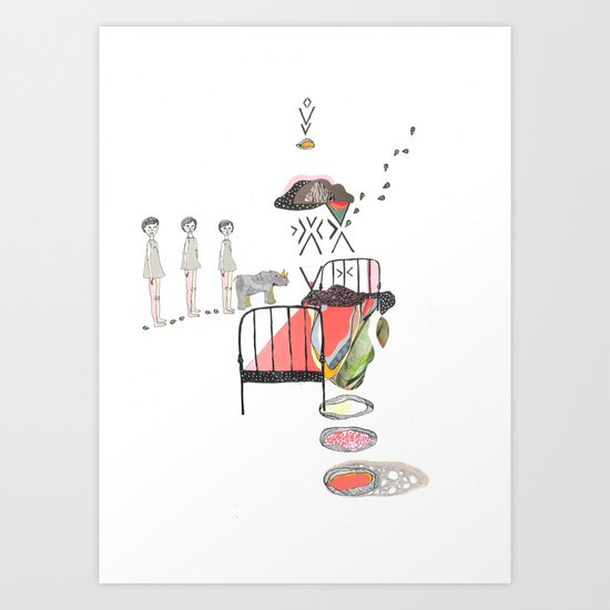 Sleepwalking Art Print