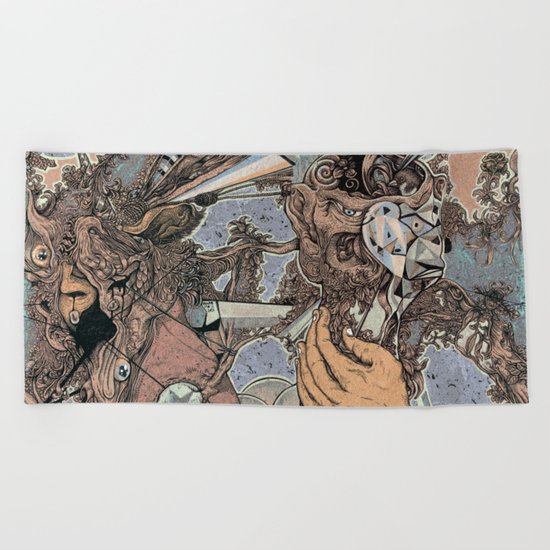 Him\Her Beach Towel