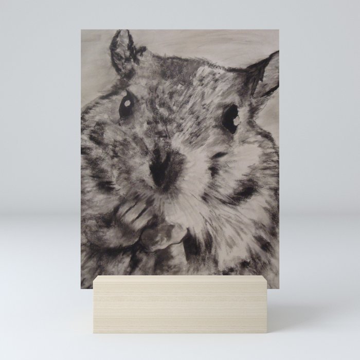 Say Cheese: Gerbil Mini Art Print