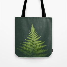 Fern Leaf Green Tote Bag