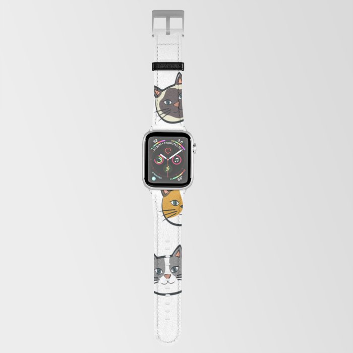 Cute cats and fish design Apple Watch Band