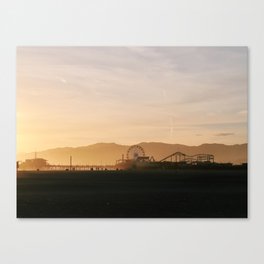 the pier : aglow Canvas Print