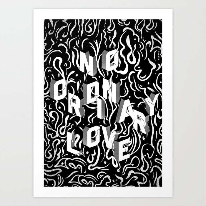 No Ordinary Love Art Print by arewestillfriends | Society6