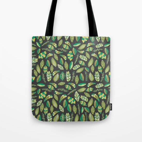 Night Tropical Jungle Tote Bag